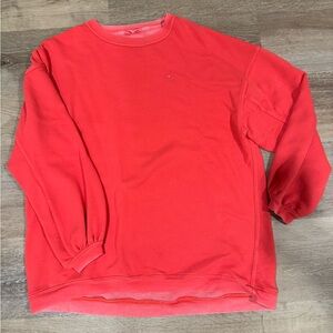 Aerie women's Vibrant Coral Crewneck Sweater